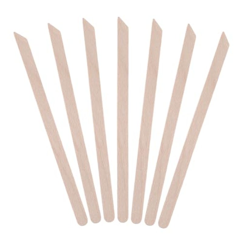 500pcs Small Wood Waxing Stick,Small Popsicle Sticks,Eyebrow Wax Sticks Waxing Wooden Body Hair Removal Applicator,Paint Stirrer, Art Projects and Craft Wood Stick