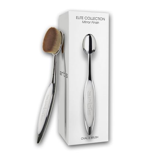 Artis Elite Oval 6 Brush | Oval Makeup Brush | Luxury Synthetic Foundation Brush | Ideal For Foundation, SPF, Skincare | Use With Liquids, Powders, and Creams | Creates Airbrush Finish