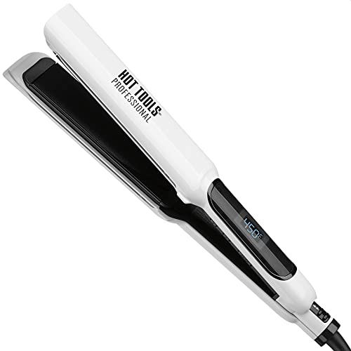 Hot Tools Pro Artist Nano Ceramic 1.5 Inch Hair Straightener - XL Plates