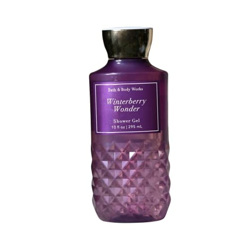 Bath and Body Works Gift Set of 10 oz Shower Gel and 8 oz Lotion (Winterberry Wonder)