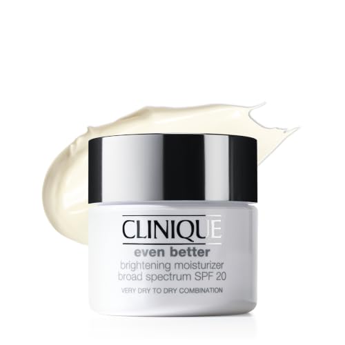 Clinique Brightening Face Moisturizer SPF 20 for Dry & Combination Skin 1.7 Fl Oz