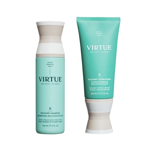 VIRTUE Repair Shampoo & Conditioner Set for Damaged Hair - 8 Fl Oz