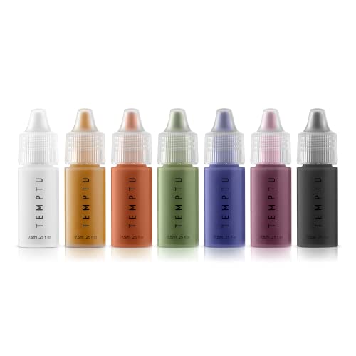 Silicone-Based Shade Adjuster Set for Custom Foundation Makeup - 7 Colors