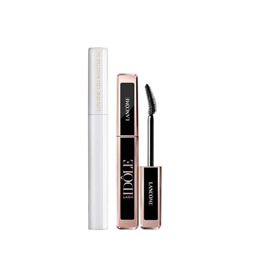 Lanc?me Cils Booster XL Mascara Primer & Lash Id?le Black Mascara Duo - Lash-Lifting & Priming Full Size Makeup Set - For Lifted, Lengthened & Voluminous Lashes