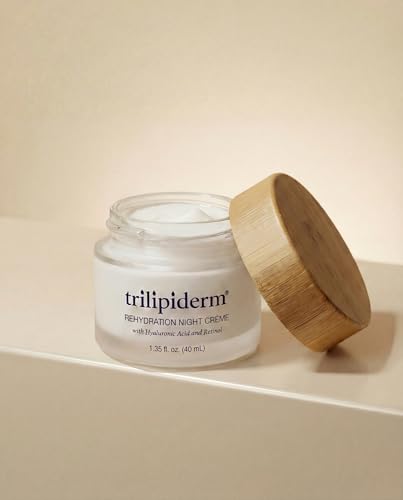 Trilipiderm Rehydration Night Crème with Hyaluronic Acid & Vitamins A C E, 1.35 oz