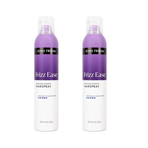 John Frieda Frizz Ease Moisture Barrier Firm Hold Hairspray 12oz 2-Pack - New Packaging