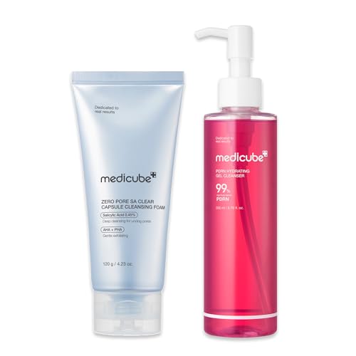 Medicube Zero Pore Capsule & PDRN Cleansing Duo - Deep Clean & Exfoliating Skincare Set