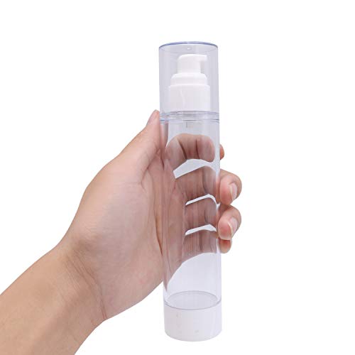 TRENDBOX 120ml / 4oz Airless Vaccum Pump Travel Bottles for Lotions, Cream - 4 Pack
