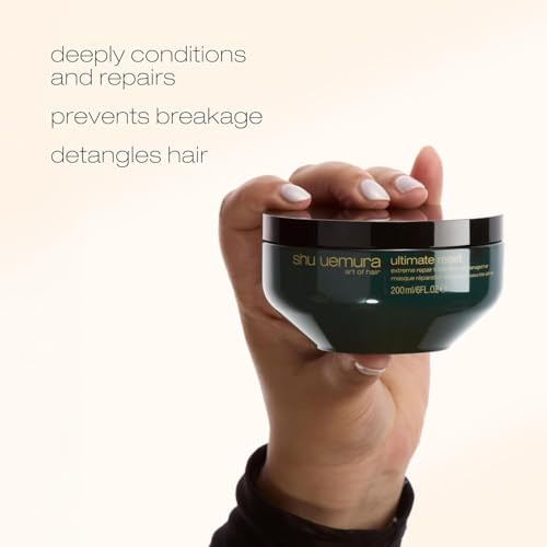shu uemura art of hair ultimate reset extreme repair hair mask - formulated with japanese rice extract to reduce split ends and breakage, deeply conditions and nourishes very damaged hair