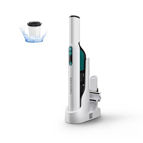Kenmore 11.1V Brushless Cordless Hand Vacuum - Portable Pet Hair Cleaner, White
