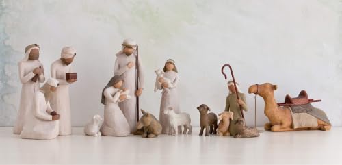 Willow Tree Nativity Three Wisemen Hand-Painted Resin Figures - Christmas Decor
