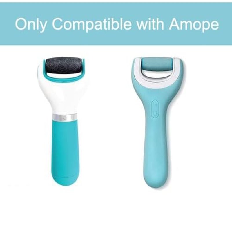 12 Extra Coarse Replacement Roller Refill Heads Compatible with Amope Pedi Refills Electronic Foot File
