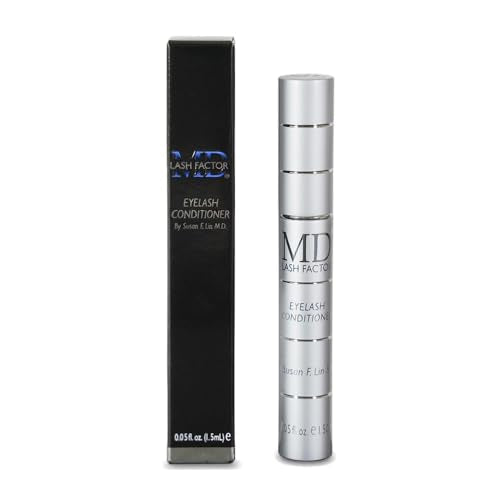 MD Lash Factor Eyelash Conditioner Advanced Lash Enhancing Serum for Longer Thicker Fuller Looking Lashes Cruelty-Free for Sensitive Eyes 0.05 fl oz Trial Size