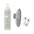 EcoTools Professional Makeup Cleaner Set for Makeup Brushes, Brush and Makeup Sponge Cleansing Shampoo + Real Techniques Textured Makeup Brush Cleaner Mat with Cleansing Gel, Hypoallergenic, 4 Piece
