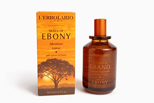 Men's Aftershave Lotion - Soothing Hydrating Post-Shave Balm with Citrus & Ebony Notes