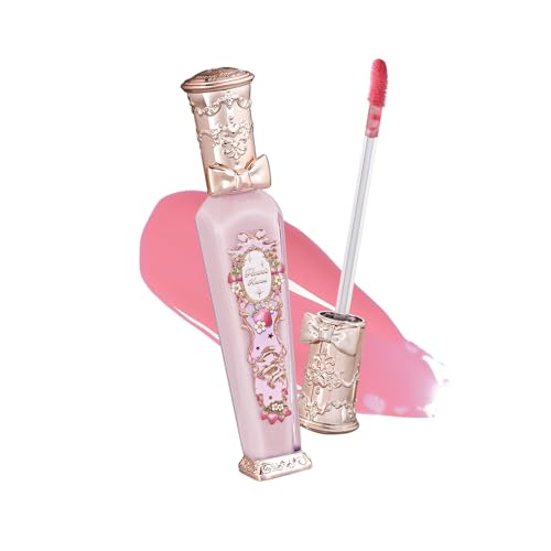 Flower Knows G01 Strawberry Macaron Glowy Lip Gloss, Light Baby Pink 0.12 Fl Oz