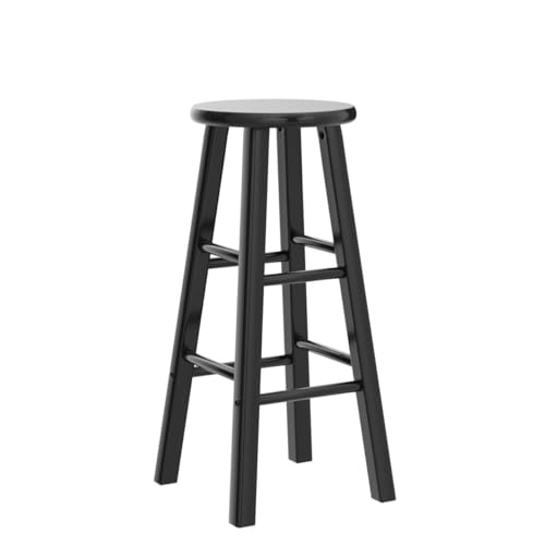 Winsome Element 2-Piece Black Bar Stool Set - 29 Inch Counter Height