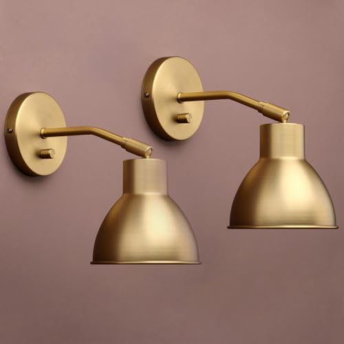 Antique Wall Sconce Set of 2 with On/Off Switch - Vanity Reading Lighting