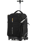 NEW TILAMI 18-Inch Expandable Rolling Backpack with Stair-Climbing Feature - Black