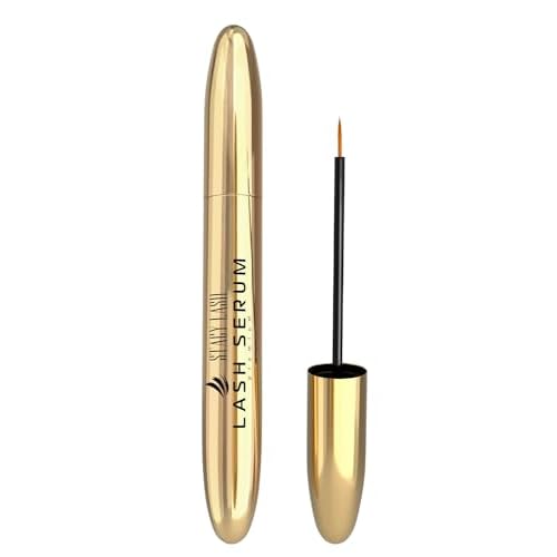 Crystal Clear Eyelash Extension Glue 5ml & Stacy Lash Serum 5ml for Lashes Growth & Thickness/Enhancing Natural Eyelashes/with Biotin / 1Sec Drying Time/Retention 8 Weeks/Transparent Adhesive