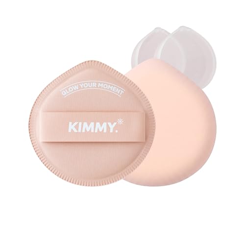 KIMMY Makeup Sponge Blender with Case 2pc, 0.0001mm Non-Absorbent Reusable