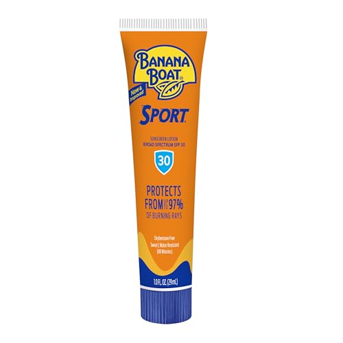SPF 30 Sunscreen Lotion Travel Size 1 Oz Pack of 24 - Water & Sweat Resistant