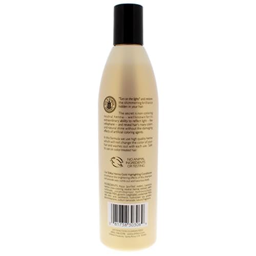 Shikai - Henna Gold Highlighting Shampoo, Brings Out Natural Highlights & Shine, Adds Luxurious Body, Plant-Based Formula with Non-Coloring Henna (Natural Fragrance, 12.6 Ounces, Pack of 3)