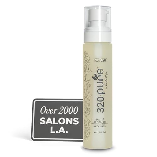 All Hair Argan Oil Treatment for Frizz Control & Shine - Rev320 Lustre 4oz