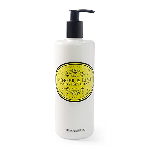 Natural Ginger & Lime Body Lotion - Eco-Friendly 500ml Nourishing Moisturizer