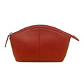 ili New York Genuine Leather Cosmetic Pouch ? RFID Blocking, Leather Makeup Bag for Purse with Top Zip Closure & Interior Zip Pocket, Perfect as a Compact and Stylish Travel Cosmetic Bag