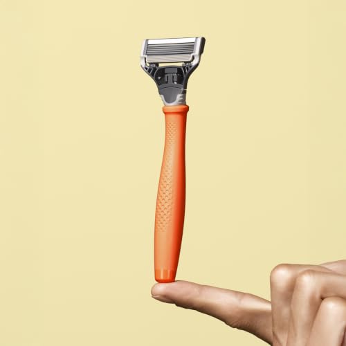 Men's Shaving Kit with Razor Handle & 15 Blade Refills - Close & Comfortable