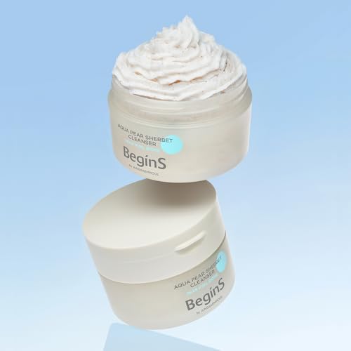 Hydrating Face Wash & Mask - Pear Sherbet 3.04 Fl Oz - Gentle Exfoliating Cleansing Balm