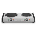 Cuisinart Double Burner Hot Plate 1800W Stainless Steel & Black, Includes Variation