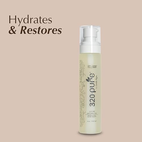 All Hair Argan Oil Treatment for Frizz Control & Shine - Rev320 Lustre 4oz