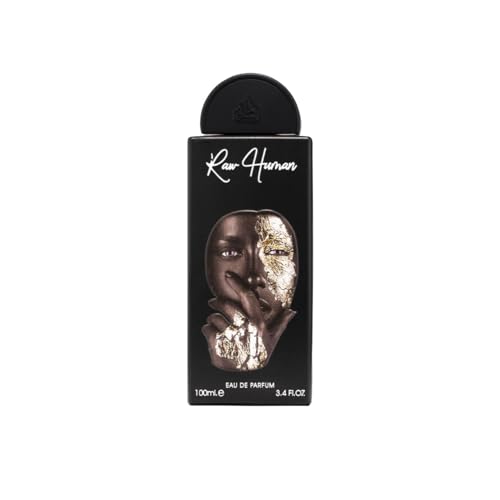 Unisex Eau de Parfum Spray - Raw Human Fragrance with Apricot, Plum & Pink Pepper, 3.4oz