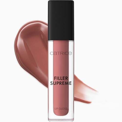 Catrice | Filler Supreme Lip Gloss with Peptides & Hyaluronic Acid | High-Shine, Hydrating Formula with Non-Sticky, Plumping Finish | Vegan & Cruelty Free (050 | Nude, Not Rude)