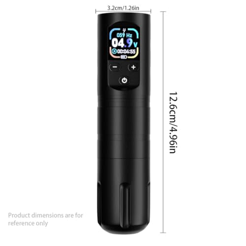 Wireless Tattoo Pen Kit with OLED Display & Practice Accessories