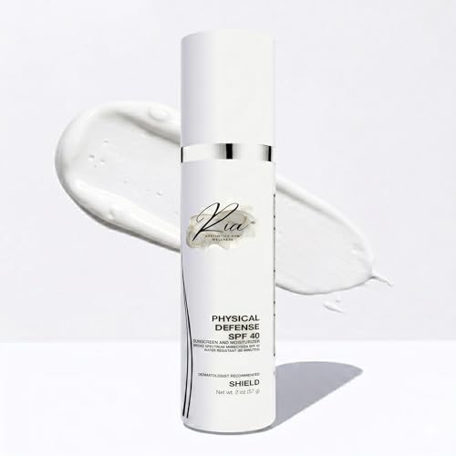 Ria Physical Daily Defense SPF 40 Face Sunscreen & Moisturizer, Lightweight & Non-Greasy