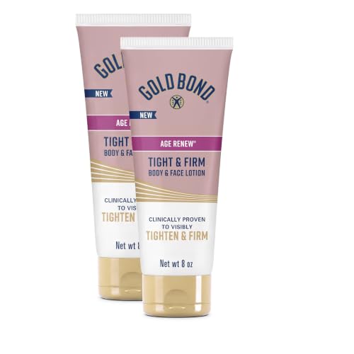 Gold Bond Age Renew Tight & Firm Body & Face Lotion 8 Oz Pack of 2