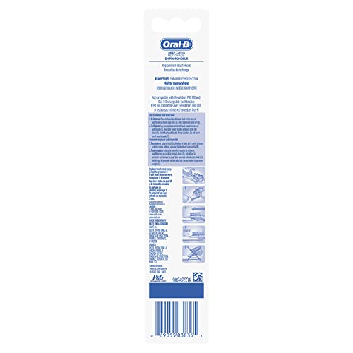 Oral-B Deep Clean Battery Powered Toothbrush Replacement Heads Soft 2 Pack