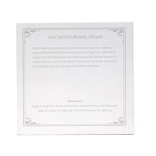 L'Aveu Day Moisturizing Cream - Anti-Aging Face Moisturizer with Dead Sea Salt & Water - Natural Hydrating Beauty Formula for Glowing Skin with Vitamin E, Jojoba, Olive Oil & Aloe Vera - 1.7 fl oz