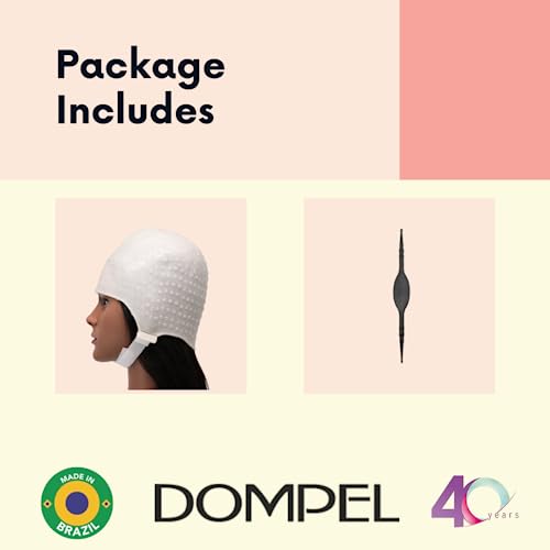 Dompel Silicone Highlight Hair Cap | Reusable Professional Silicone Cap with Needle | Special for Hair Dyeing | Model 233 CA