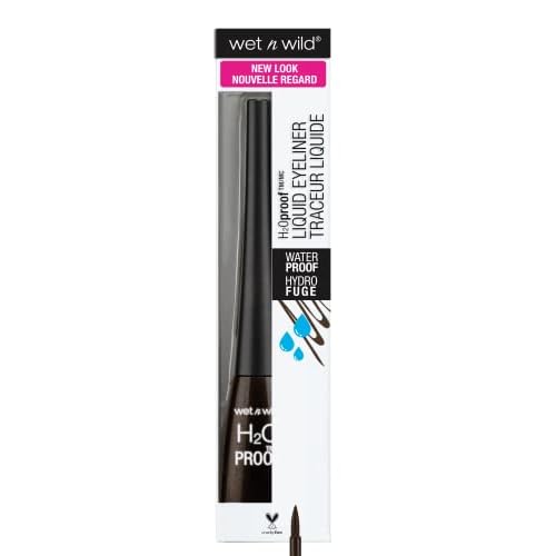 wet n wild H20 Proof Liquid Liner Dark Brown, 0.17 Ounce (Pack of 2)