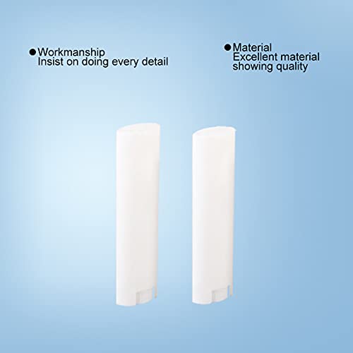 100PCS White Oval Lip Balm Tubes with Caps - 5ml Plastic Lip Gloss Containers