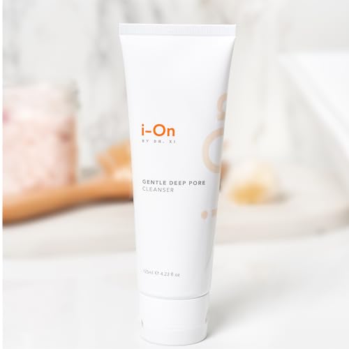 i-On Gentle Deep Pore Cleanser - Effectively Cleanses, Preps Skin for Maximum Skincare Benefits | Removes Makeup & Impurities | Eco-Friendly, Paraben & Cruelty Free (4.23 fl oz)