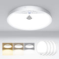 Hepside 4 Pack Motion Sensor Ceiling Light 7 Inch 15W, Adjustable Color & Timer