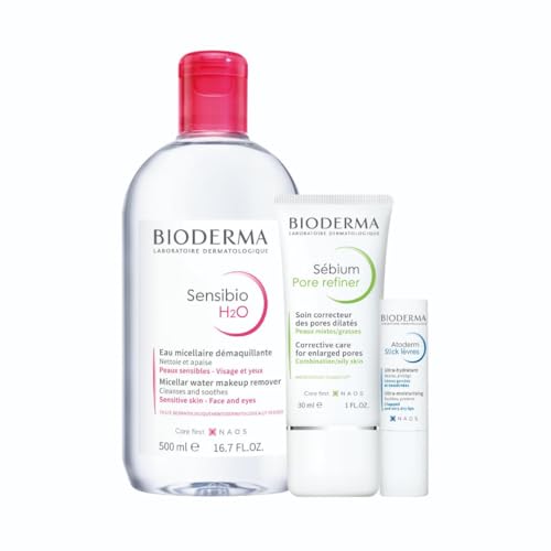 Bioderma - Sensibio - H2O Micellar Water - Makeup Remover Cleanser - Face Cleanser for Sensitive Skin