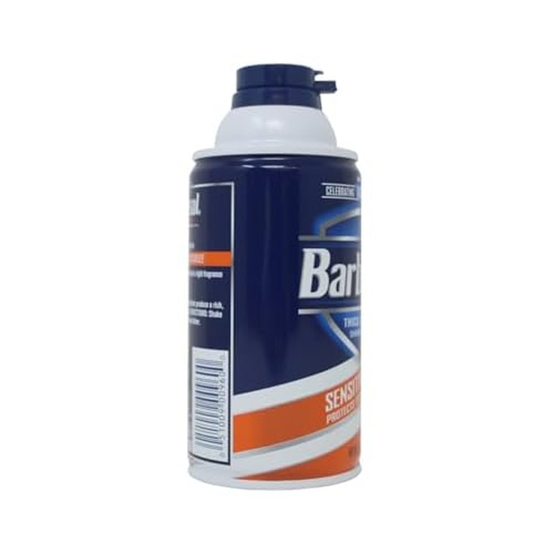 Barbasol Sensitive Skin Thick and Rich Shaving Cream, 10 Ounce Pack of 2