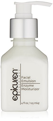 Facial Moisturizer with Enzymes - 4oz Light-Weight Rejuvenating Hydrating Cream - Epicuren Discovery