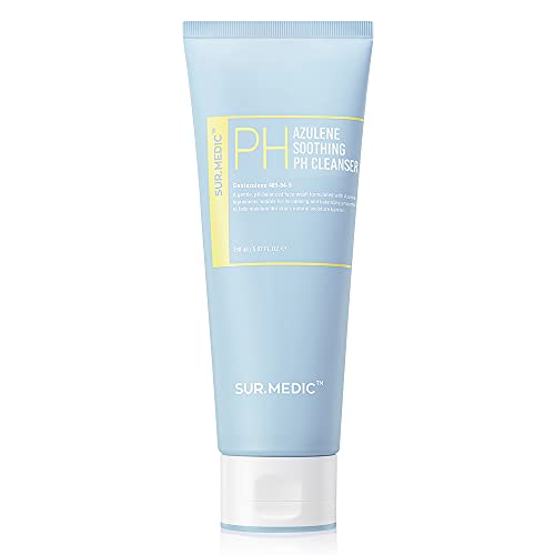 Azulene Soothing Facial Cleanser & Calming Moisturizer Set – Sensitive Skin Care